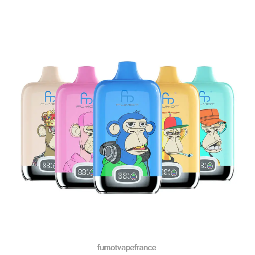 Fumot Digital Box 12000 Pod de vape jetable de 20 ml - (1 pièce) glace luxuriante - Fumot vape sale 00BH4J136