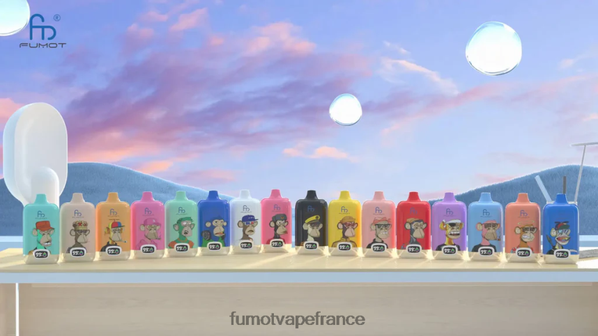 Fumot Digital Box 12000 Pod de vape jetable de 20 ml - (1 pièce) glace luxuriante - Fumot vape sale 00BH4J136