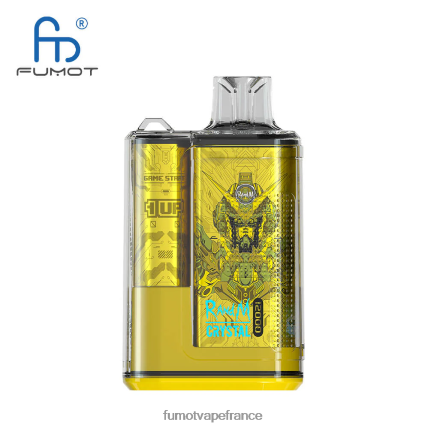 Fumot Crystal Boîte de vape jetable de 20 ml 12000 (1 pièce) glace à la fraise - Fumot vape flavors 00BH4J280