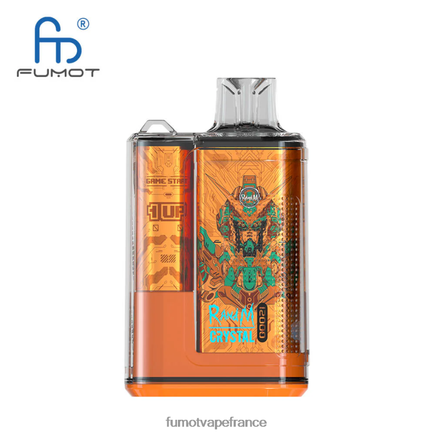Fumot Crystal Boîte de vape jetable de 20 ml 12000 (1 pièce) pastèque framboise - Fumot vape France 00BH4J277