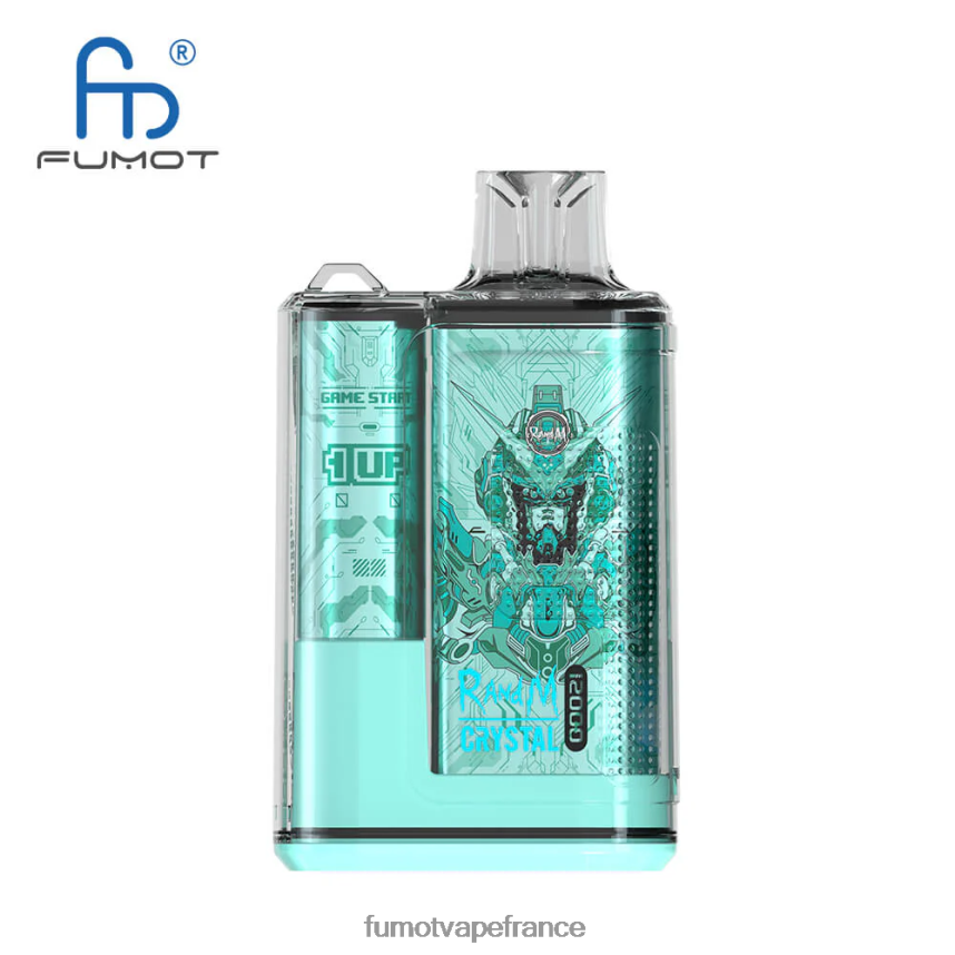 Fumot Crystal Boîte de vape jetable de 20 ml 12000 (1 pièce) pastèque framboise - Fumot vape France 00BH4J277