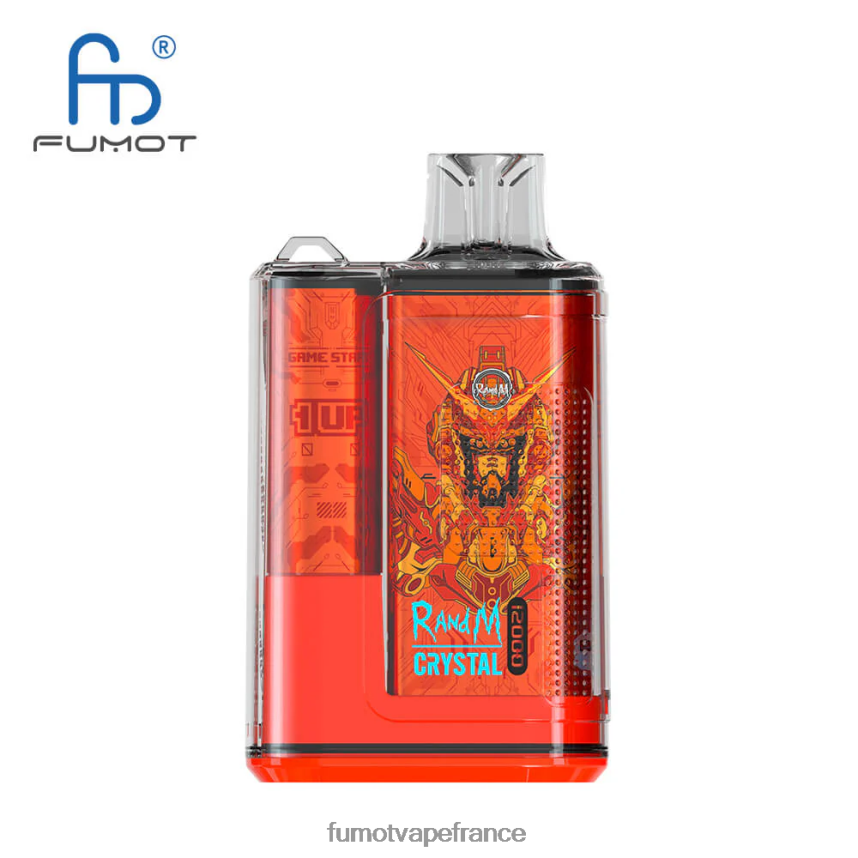 Fumot Crystal Boîte de vape jetable de 20 ml 12000 (1 pièce) pastèque framboise - Fumot vape France 00BH4J277