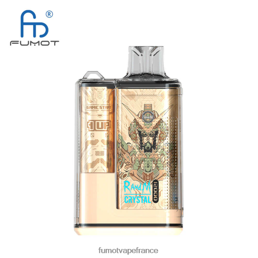 Fumot Crystal Boîte de vape jetable de 20 ml 12000 (1 pièce) pastèque framboise - Fumot vape France 00BH4J277