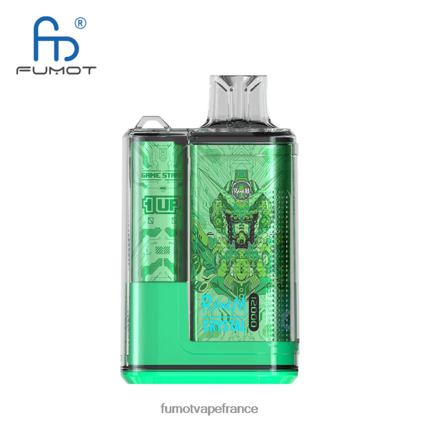 Fumot Crystal Boîte de vape jetable de 20 ml 12000 (1 pièce) pastèque framboise - Fumot vape France 00BH4J277