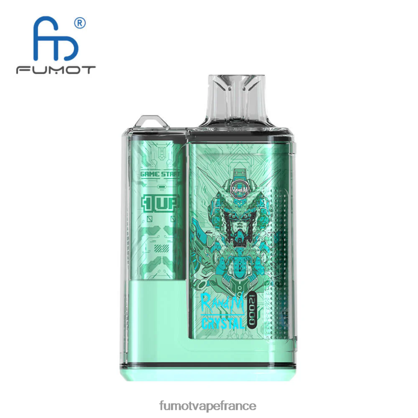 Fumot Crystal Boîte de vape jetable de 20 ml 12000 (1 pièce) pastèque framboise - Fumot vape France 00BH4J277