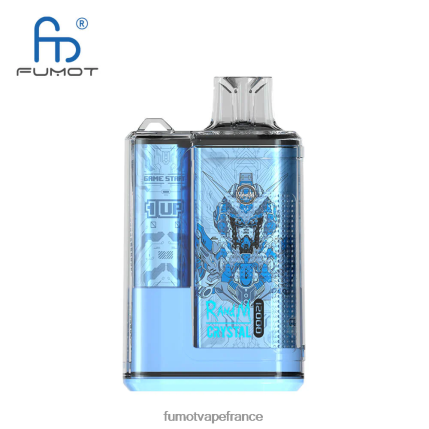 Fumot Crystal Boîte de vape jetable de 20 ml 12000 (1 pièce) pastèque framboise - Fumot vape France 00BH4J277