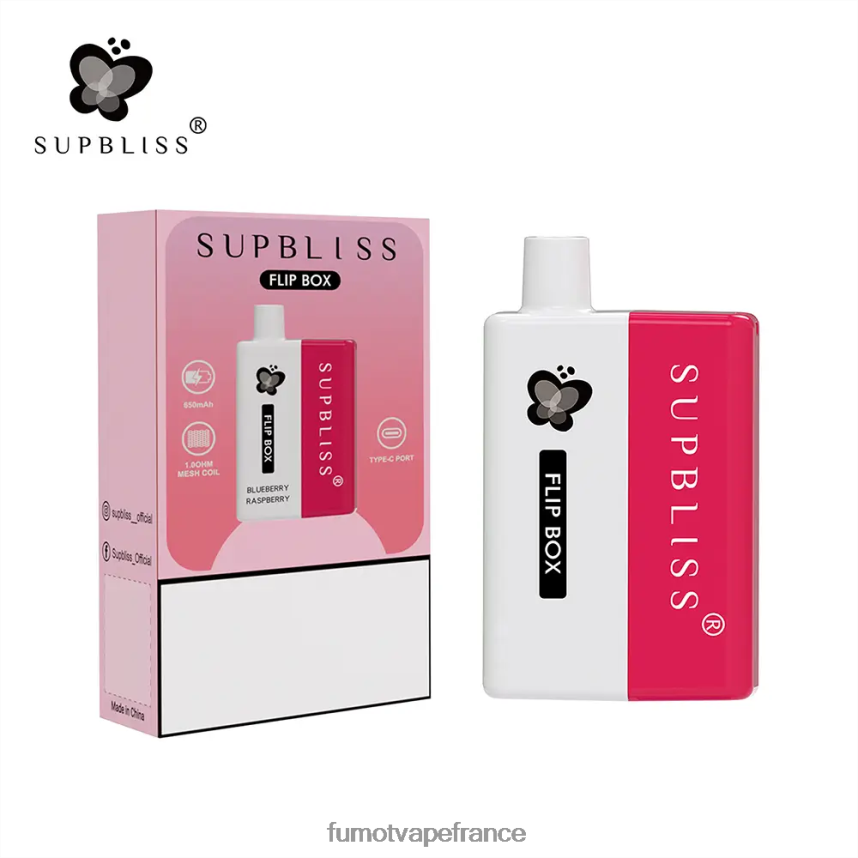 Fumot Supbliss Flip kit vape remplaçable box 6000 - 10ml (1 pièce) Baies mélangées - Fumot cigarette electronique 00BH4J339