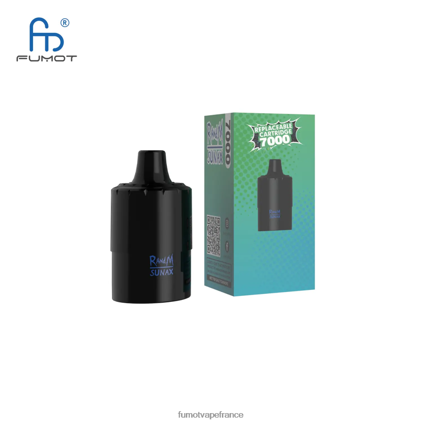 Fumot Sunax Cartouche de vape remplaçable 7000 (1 pièce) citron pomme rouge - Fumot vape avis 00BH4J493