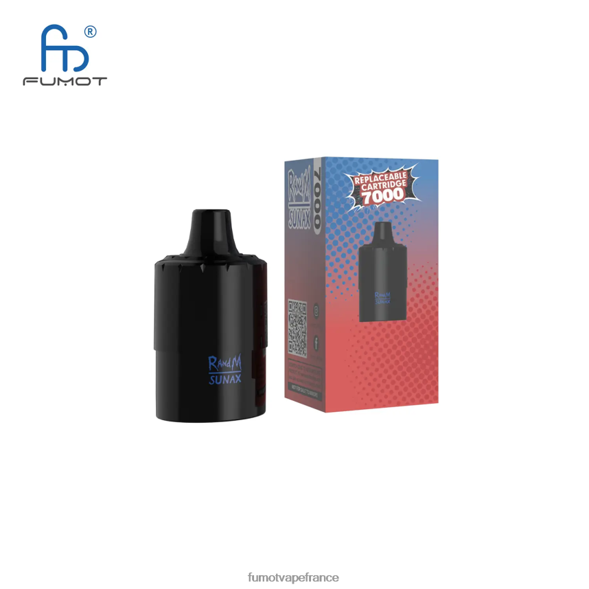 Fumot Sunax Cartouche de vape remplaçable 7000 (1 pièce) citron pomme rouge - Fumot vape avis 00BH4J493