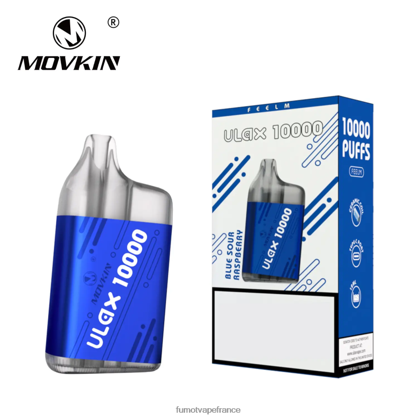 Fumot Movkin Ulax 10000 vape pod jetable - 12ml (1 pièce) jeu de quilles - Fumot vape avis 00BH4J313