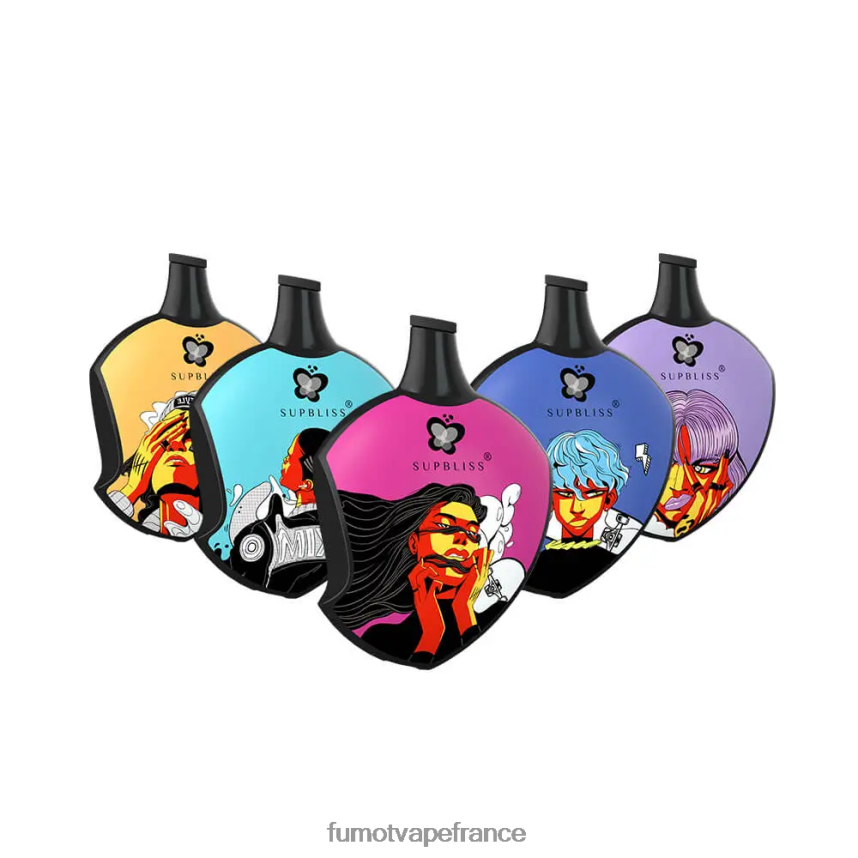 Fumot Supbliss Pod de vape jetable sp6000 - 12 ml (1 pièce) myrtille framboise - Fumot vape avis 00BH4J453
