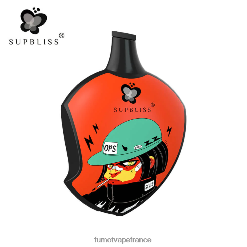 Fumot Supbliss Pod de vape jetable sp6000 - 12 ml (1 pièce) myrtille framboise - Fumot vape avis 00BH4J453