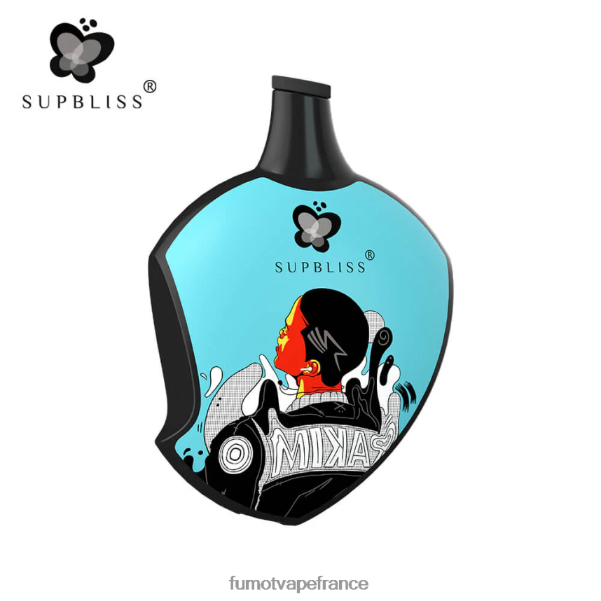 Fumot Supbliss Pod de vape jetable sp6000 - 12 ml (1 pièce) myrtille framboise - Fumot vape avis 00BH4J453