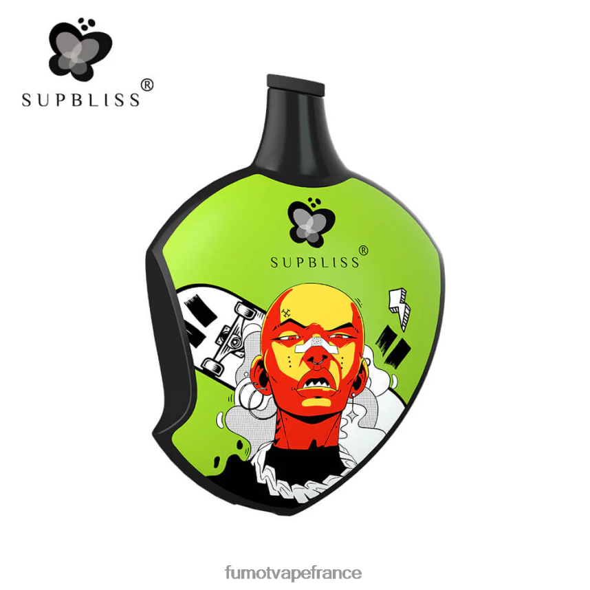 Fumot Supbliss Pod de vape jetable sp6000 - 12 ml (1 pièce) myrtille framboise - Fumot vape avis 00BH4J453