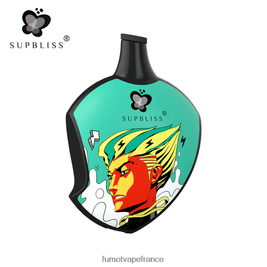 Fumot Supbliss Pod de vape jetable sp6000 - 12 ml (1 pièce) myrtille framboise - Fumot vape avis 00BH4J453