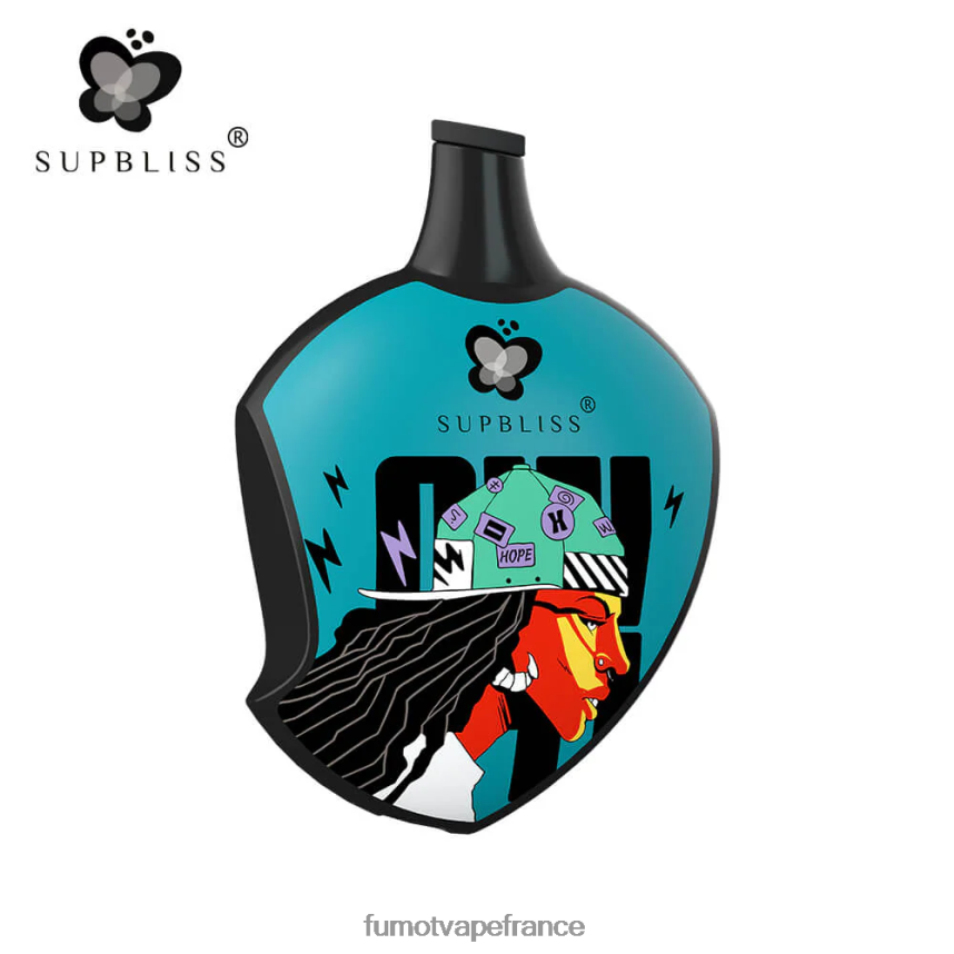 Fumot Supbliss Pod de vape jetable sp6000 - 12 ml (1 pièce) myrtille framboise - Fumot vape avis 00BH4J453