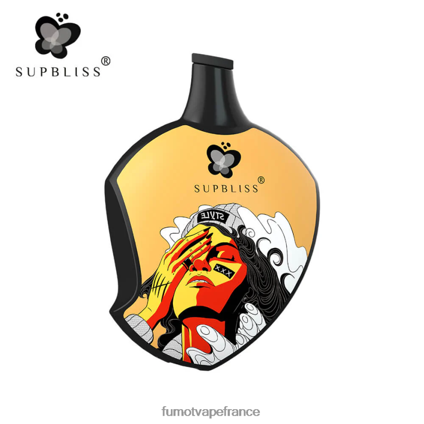 Fumot Supbliss Pod de vape jetable sp6000 - 12 ml (1 pièce) myrtille framboise - Fumot vape avis 00BH4J453