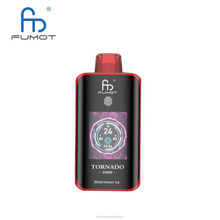 Fumot Vape Prix - Fumot Tornado 25000 vapes jetables glace à la pastèque NT2612