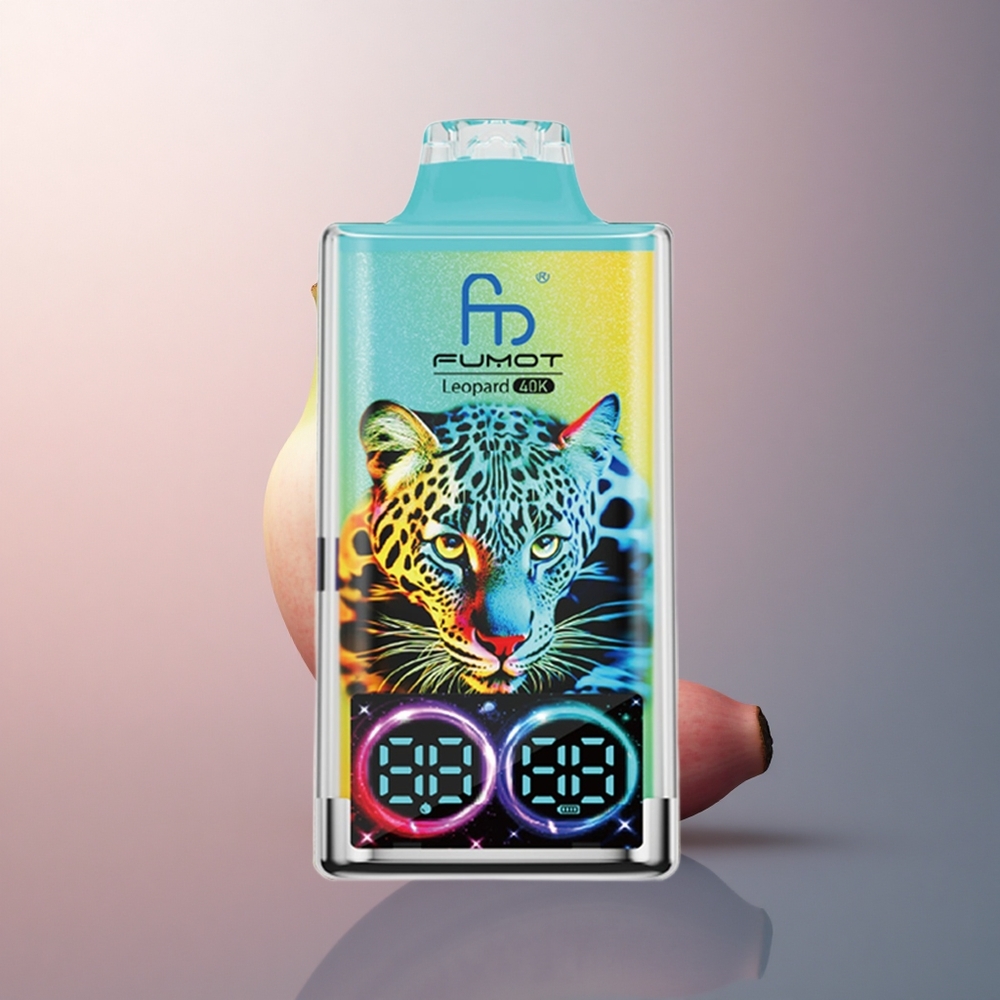 Fumot Leopard 40K Puffs Fraise Banane 5% Nicotine 700mAh Double Mesh