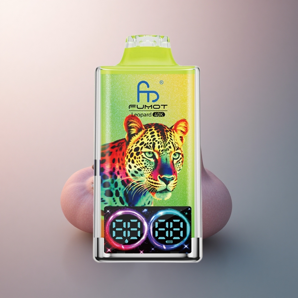 Fumot Leopard 40K Puffs Kiwi Fruit de la Passion Goyave 5% Nicotine 700mAh Dual Mesh