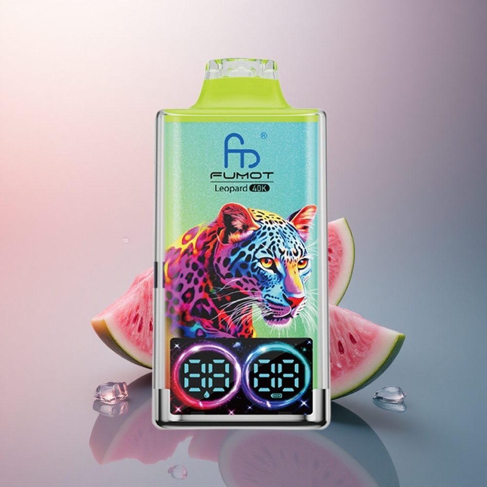 Fumot Leopard 40K Puffs Pastèque Glacée 5% Nicotine 700mAh Dual Mesh