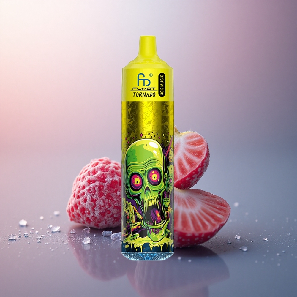 Fumot Randm Tornado 30000 Puffs Glace à la Fraise 30mL 5% nicotine 600mAh