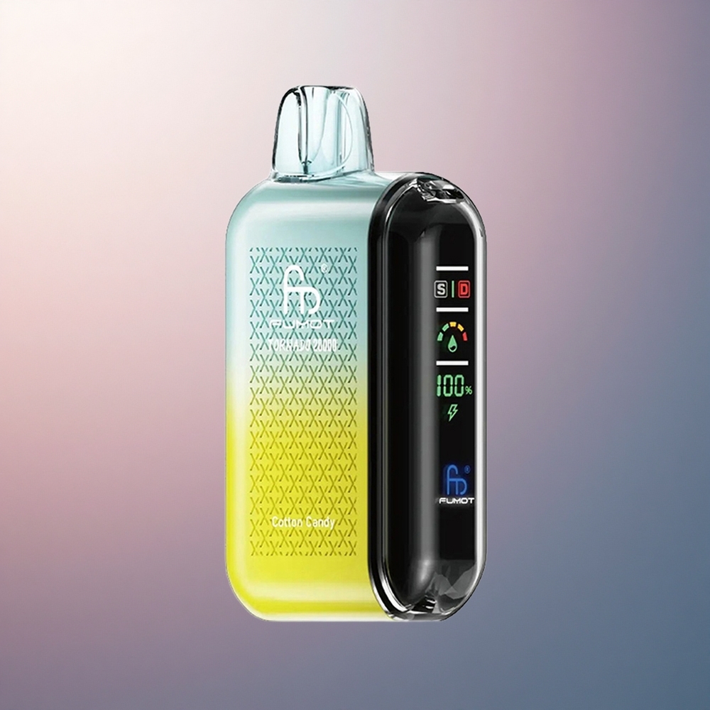 Fumot Tornado 20000 Puffs Barbe à Papa Double Mesh 850mAh