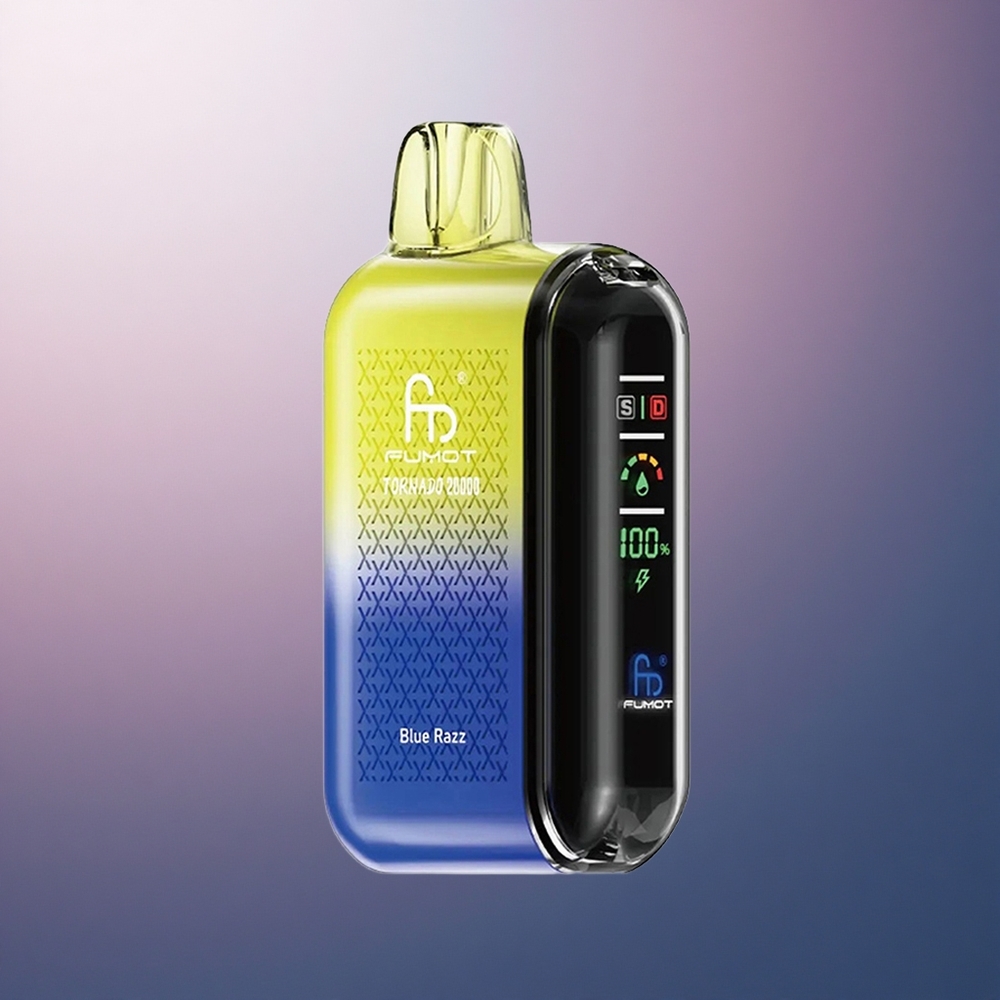 Fumot Tornado 20000 Puffs Blue Razz Double Mesh 20ml 850mAh