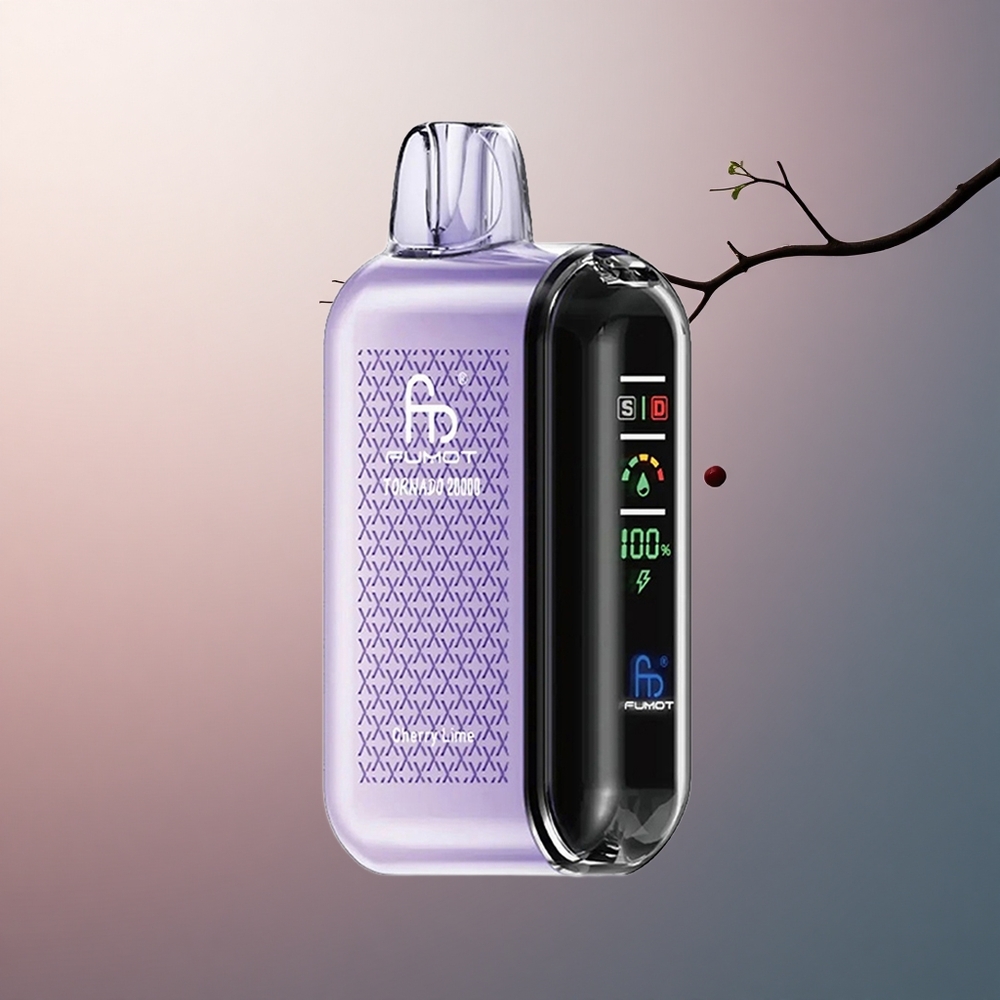 Fumot Tornado 20000 Puffs Cerise Citron Vert Dual Mesh 850mAh
