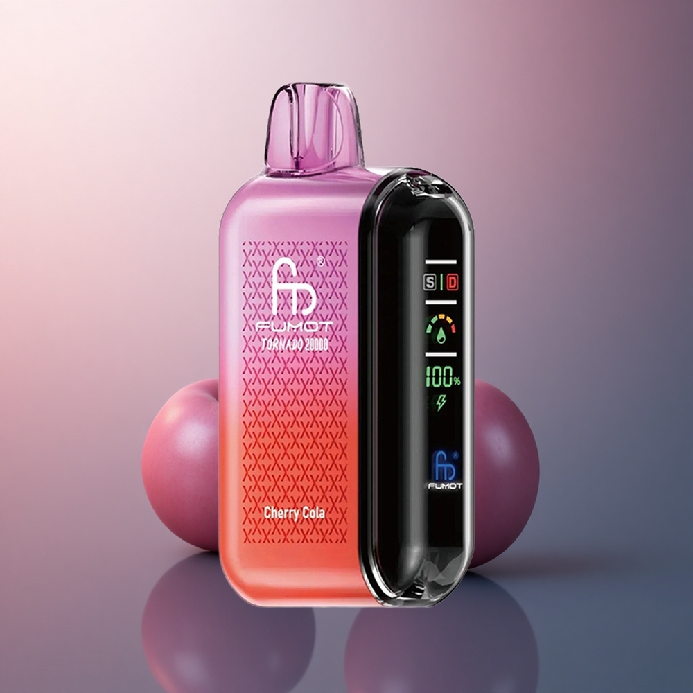 Fumot Tornado 20000 Puffs Cola Cerise Double Mesh 20ml 850mAh 2% Nicotine