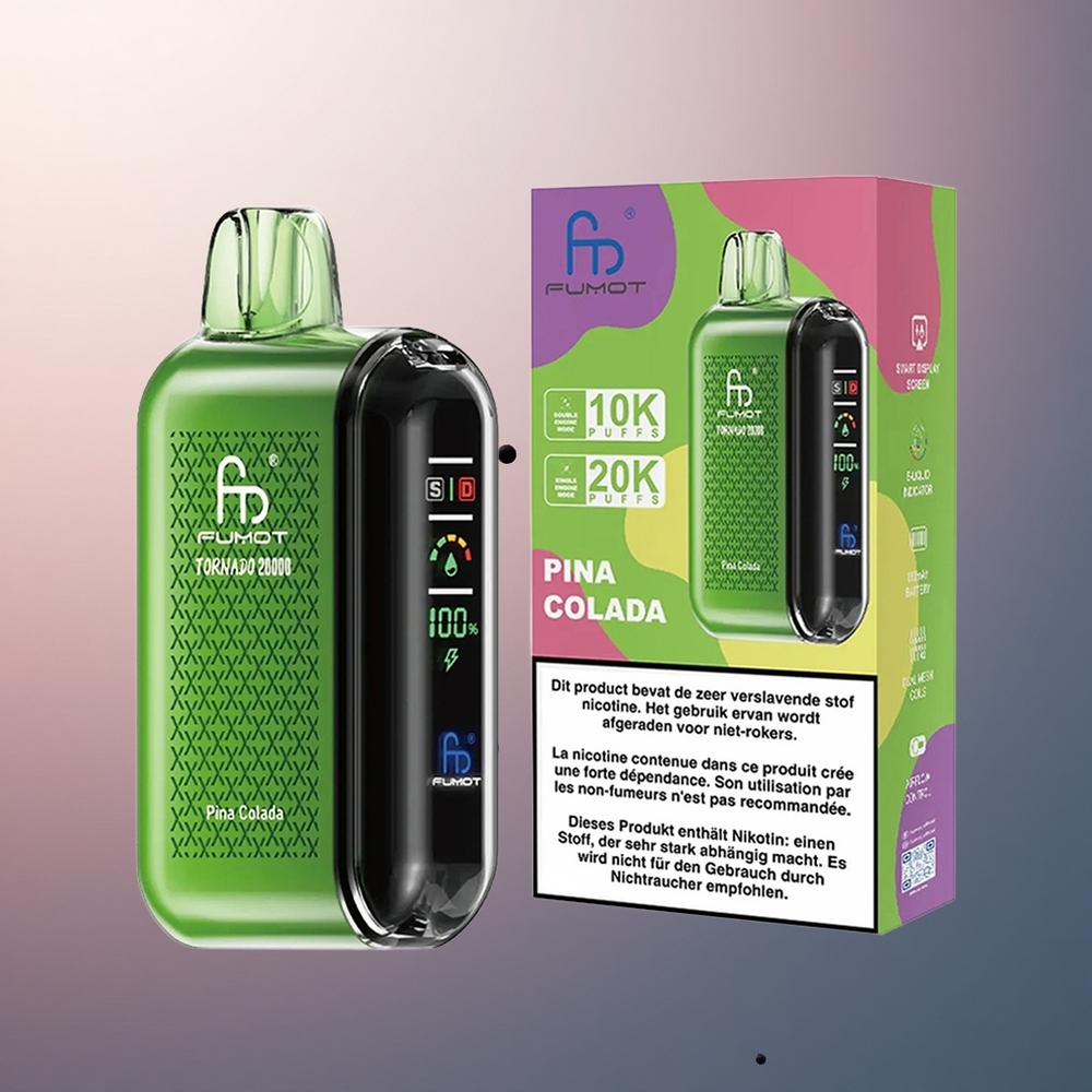 Fumot Tornado 20000 Puffs Colada Dual Mesh 2% Nicotine 850mAh