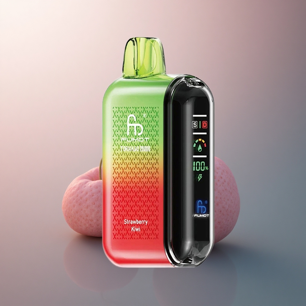 Fumot Tornado 20000 Puffs Fraise Kiwi Double Mesh 850mAh