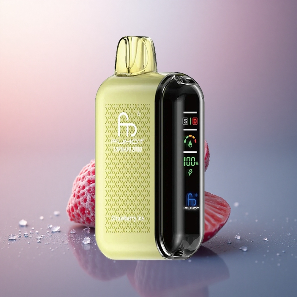Fumot Tornado 20000 Puffs Glace à la Fraise Dual Mesh 850mAh