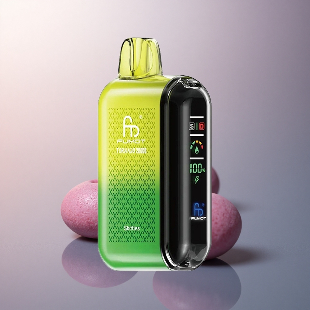 Fumot Tornado 20000 Puffs Skittles Dual Mesh Coil 20ml Batterie 850mAh