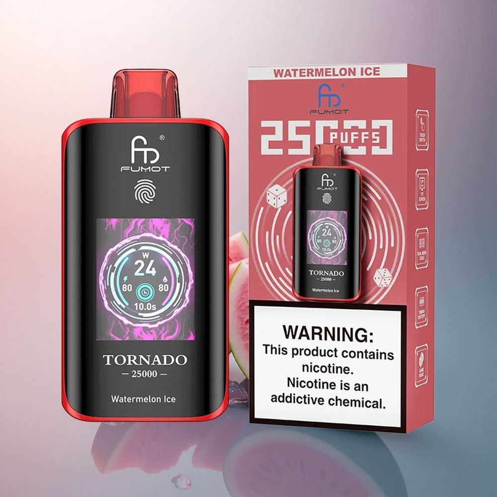 Fumot Tornado 25000 Puffs Pastèque Glacée 700mAh 20ml