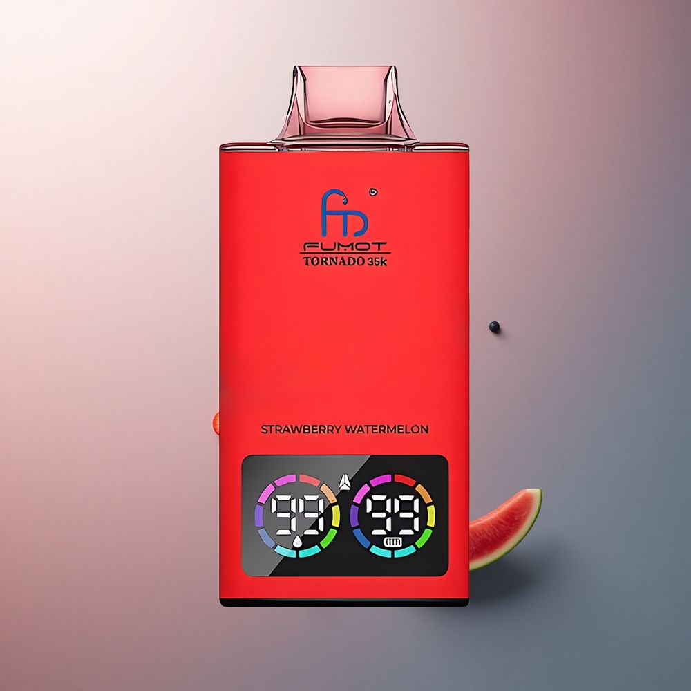 Fumot Tornado 35000 Puffs Fraise Pastèque Dual Mesh 700mAh USB-C