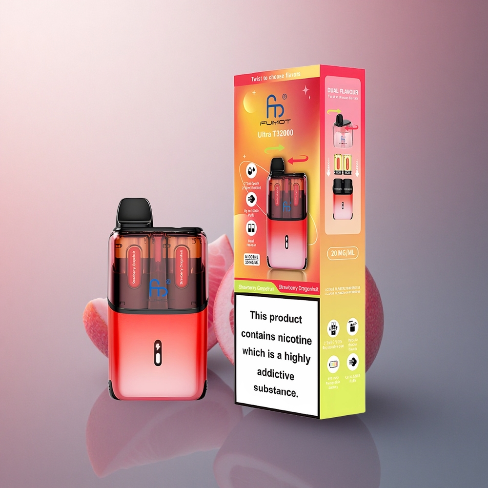 Fumot Ultra T32000 Puffs Fraise Pamplemousse - Fraise Pitaya 800mAh 24ml 20mg Nicotine