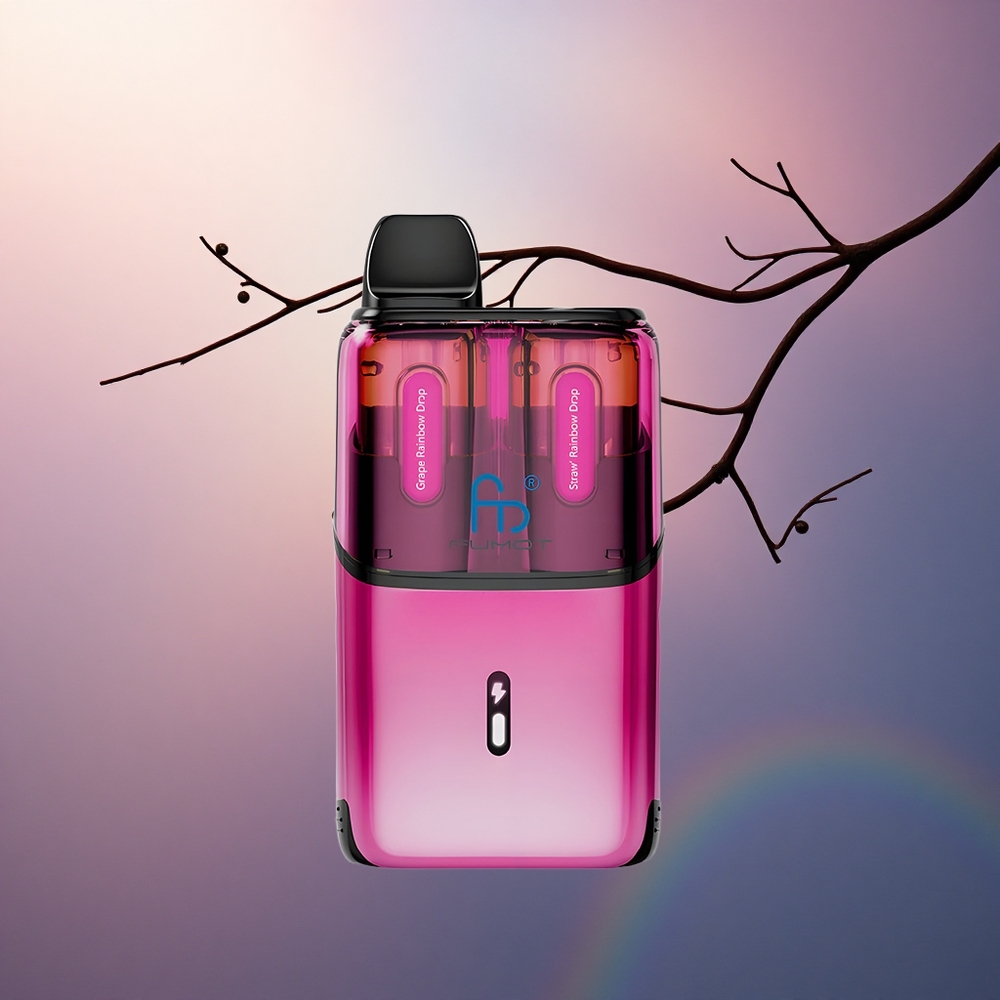 Fumot Ultra T32000 Puffs Fraises Arc-en-Ciel Gouttes avec 20mg de nicotine et 800mAh