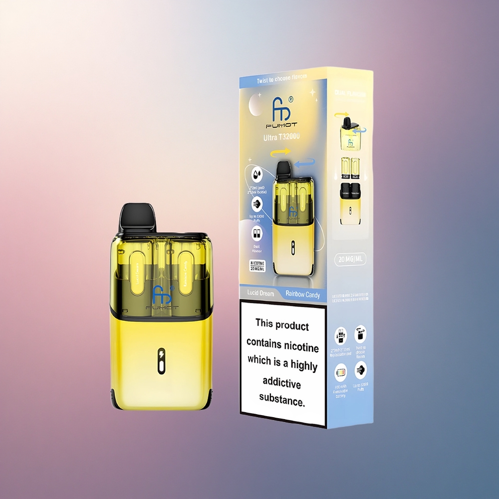 Fumot Ultra T32000 Puffs Rêve Lucide - Bonbon Arc-en-Ciel - 20mg Nicotine - 800mAh - 24ml