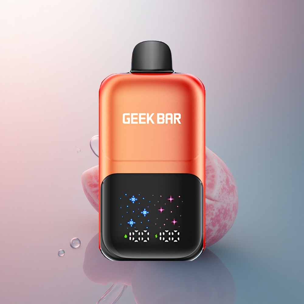 GEEK BAR 2GO 20ml 50000 Puffs Chewing-Gum à la Pastèque Glacé avec Écran Interactif et 5% de Nicotine