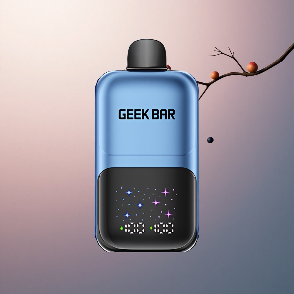 GEEK BAR 2GO 20ml 50000 Puffs Pêche & Baies avec Écran Interactif et 5% de Nicotine
