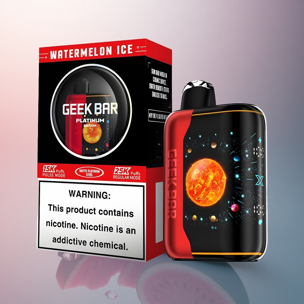 GEEK BAR Platinum Edition 25000 Puffs Glace à la Pastèque 20mL 2% Nicotine