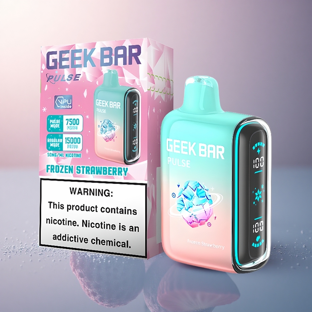 GEEK BAR Pulse 15000 Puffs Édition Glacée 16ML 5% Nicotine 650mAh