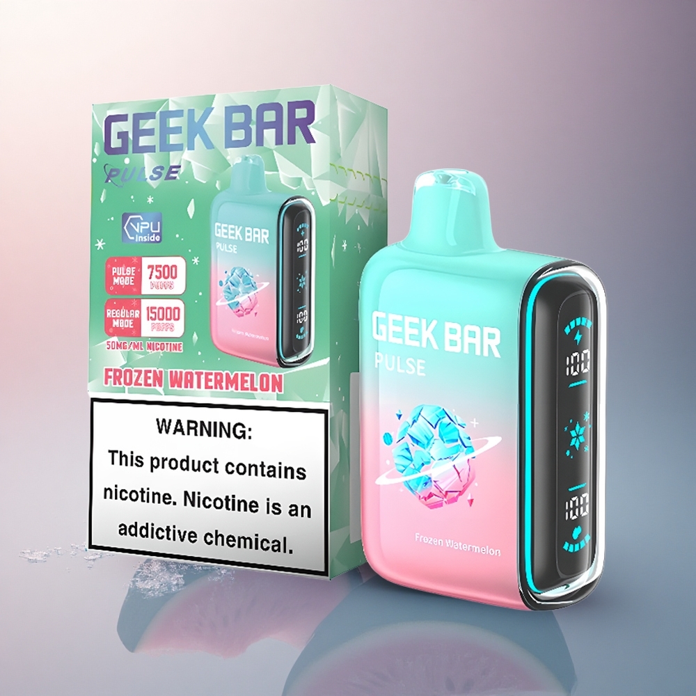 GEEK BAR Pulse 15000 Puffs Édition Glacée 16ML 5% Nicotine 650mAh