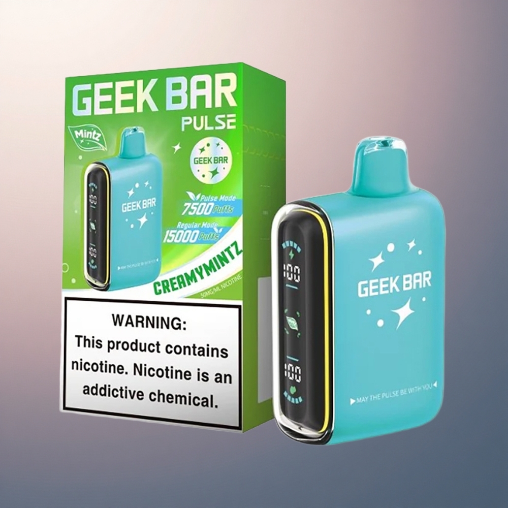 GEEK BAR Pulse 15000 Puffs Édition Mintz avec 5% de nicotine et 650 mAh