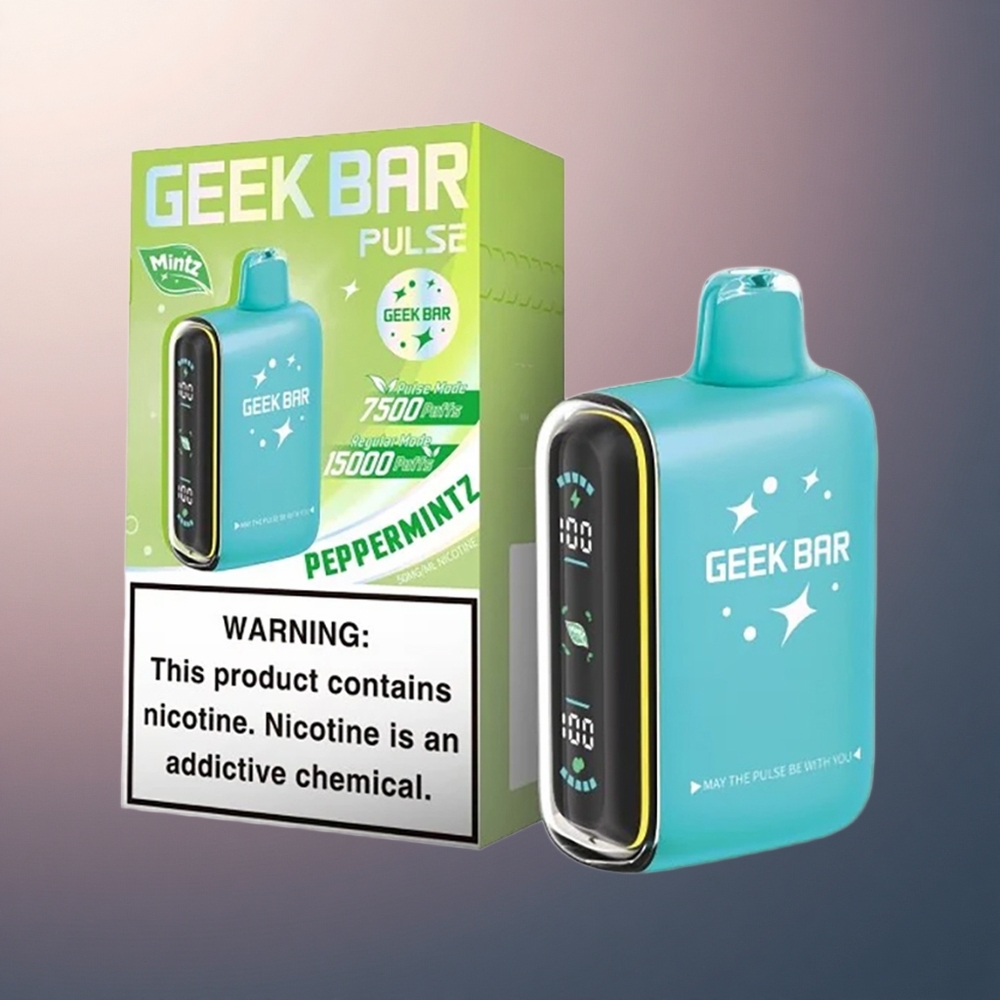 GEEK BAR Pulse 15000 Puffs Édition Mintz avec 5% de nicotine et 650 mAh