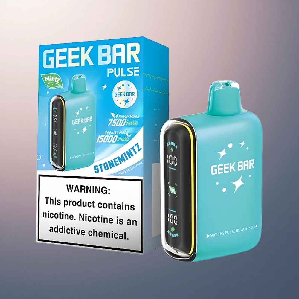 GEEK BAR Pulse 15000 Puffs Édition Mintz avec 5% de nicotine et 650 mAh