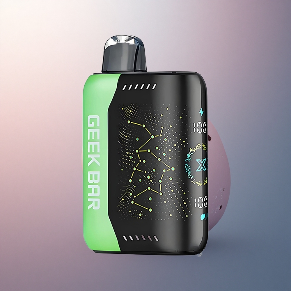 GEEK BAR Pulse X 25000 Puffs Zéro Nicotine avec 18mL de E-Liquide et Dual Mesh Coil