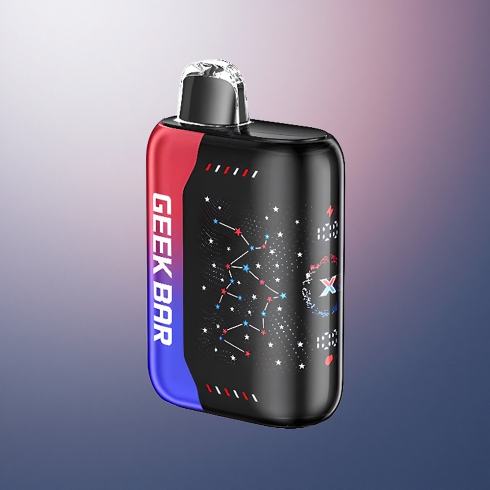 GEEK BAR Pulse X 25000 Puffs Édition Patriotique avec 18mL de E-Liquide et Écran Courbé 3D