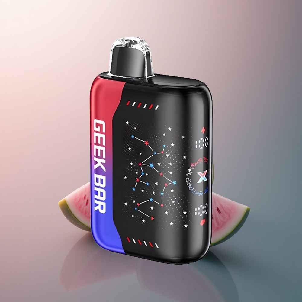 GEEK BAR Pulse X 25000 Puffs Édition Patriotique avec 18mL de E-Liquide et Écran Courbé 3D